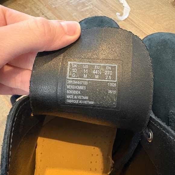 Clark's Men's Original Desert Boot Navy Suede *New* - Picture 4 of 13